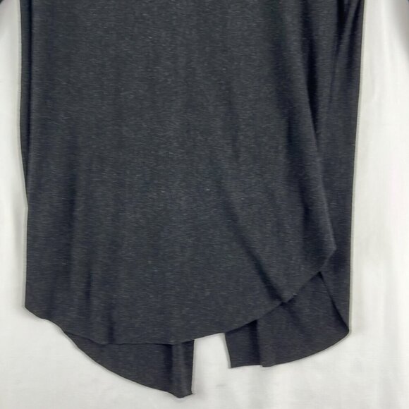 Aritzia Wilfred La Rivière Black Rayon Split Open-Back Long Sleeve Sweater - Picture 3 of 10